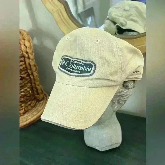 Authentic Columbia Hat Light Grey Unisex hat OSFM - Picture 1 of 7